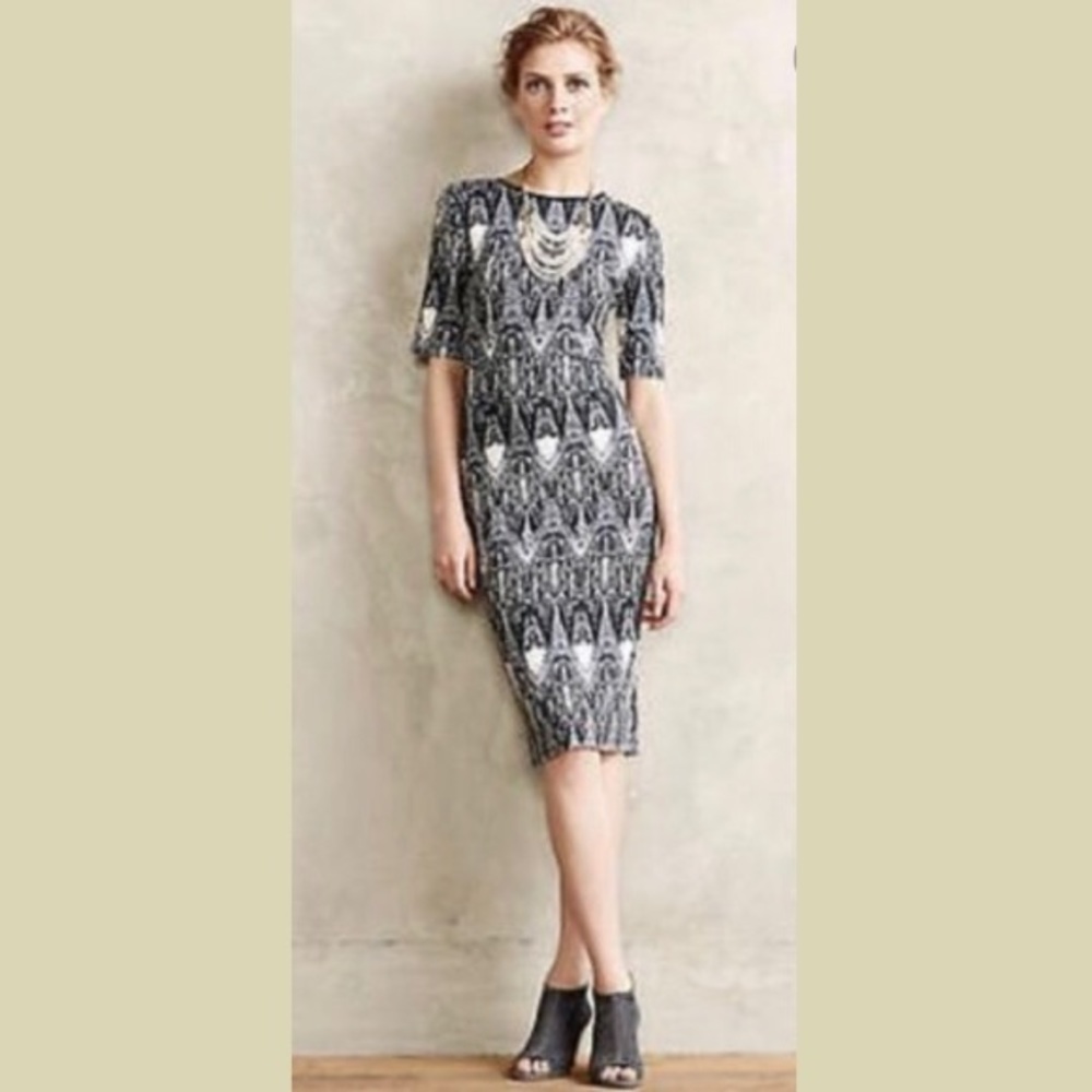 NWT SAM & LAVI/ANTHROPOLOGIE STRETCH FITTED DRESS